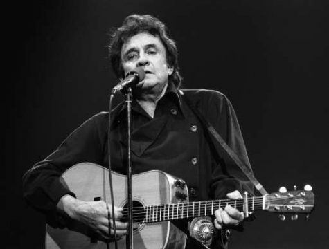 Johnny Cash im April 1986 beim Country Music Festival in Zürich (Bild: Epa)