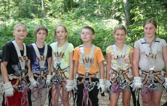 Die BRF Kids im Kletterwald