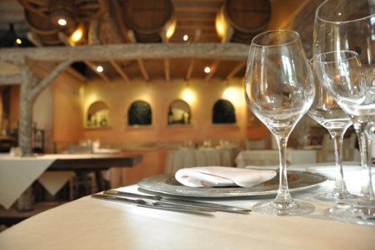 Im Restaurant "Le Vieux Cellier" in Flémalle