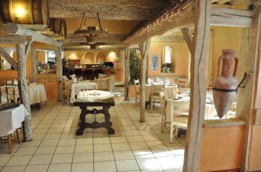 Im Restaurant "Le Vieux Cellier" in Flémalle