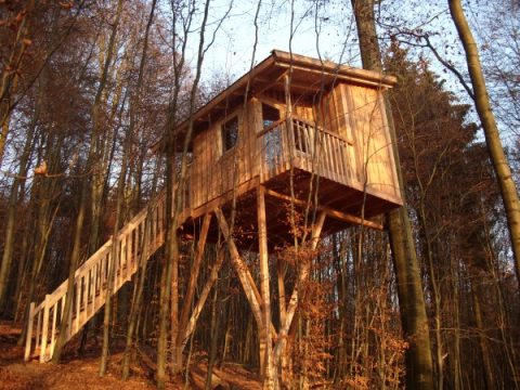 Das Baumhaushotel Solling in Uslar