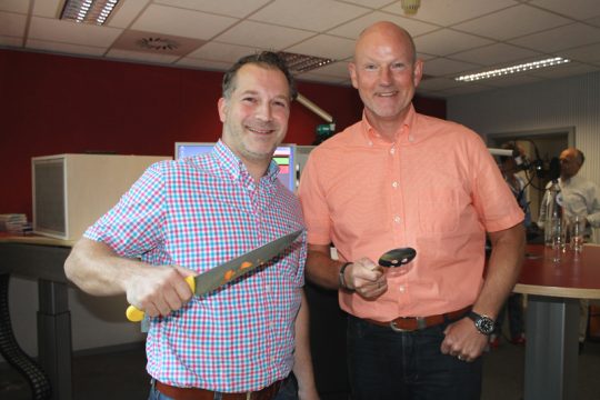 Frank Lersch und Andreas Ryll beim Cooking