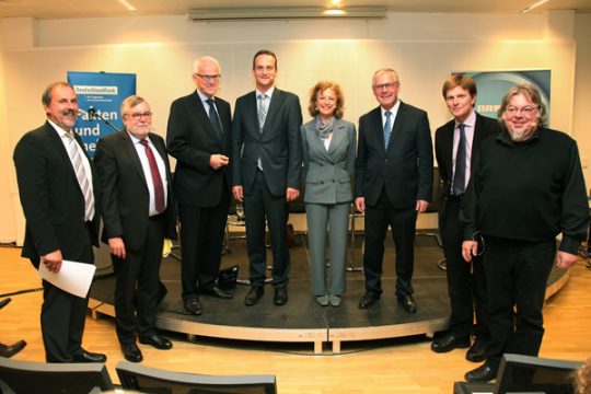 Die Teilnehmer an der Debatte von BRF-DLF zum Ersten Weltkrieg