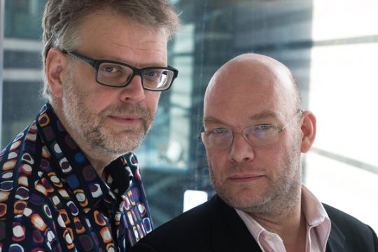 Hans Rosenfeldt (links) und Michael Hjorth