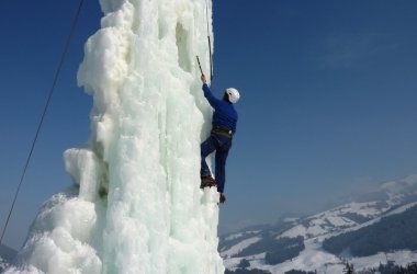 Urlaub in Brixental: Eiskletterturm Gaisbergl