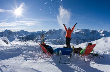 Skiszene im Skigebiet Obertauern