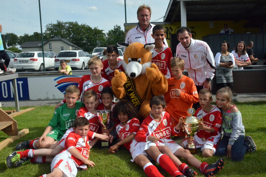 Die E-Jugendlichen des Standard Lüttich, Euregiocup-Gewinner 2014