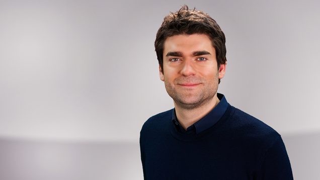 Porträt von Moderator Emmanuel Zimmermann