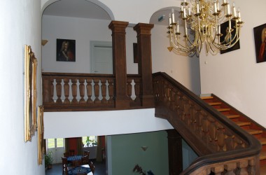 Landhaus Schloss Kölzow Treppenaufgang