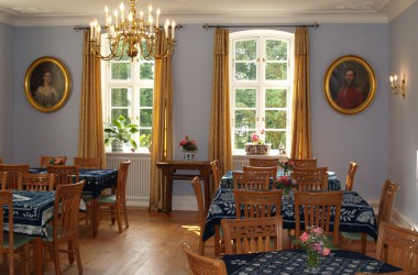 Landhaus Schloss Kölzow der Blaue Salon