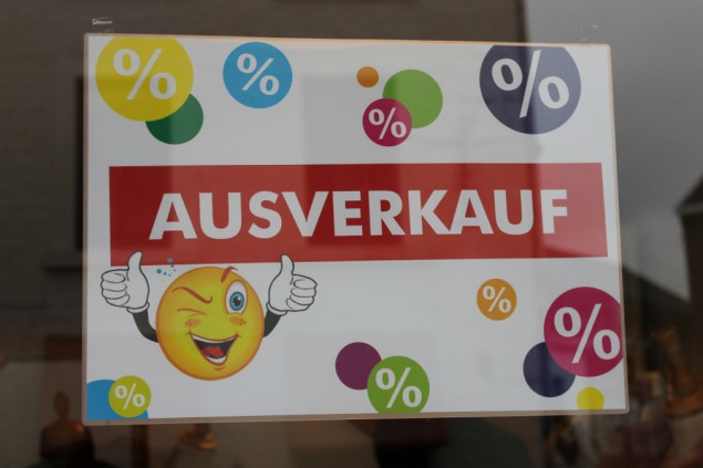 Schlussverkauf