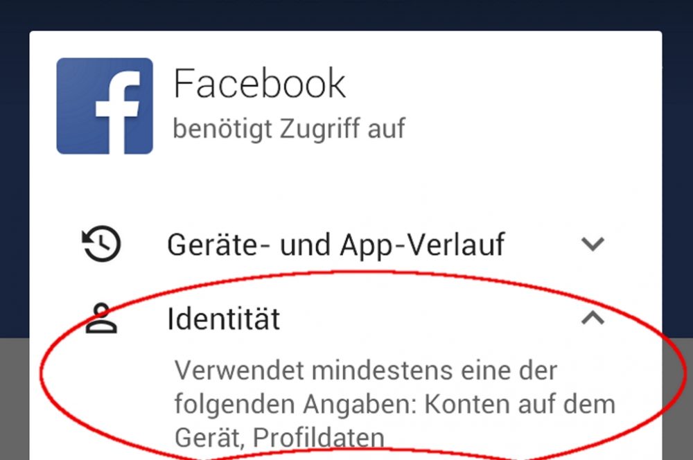 Klick sicher: Facebook App