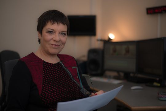 BRF-Redakteurin Chantal Delhez (Bild: Achim Nelles/BRF)