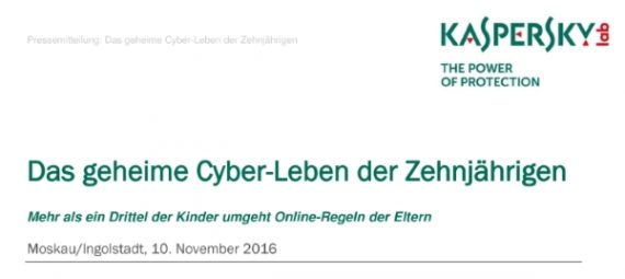 Das geheime Cyber-Leben der Zehnjährigen