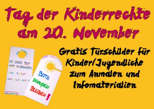 Tag der Kinderrrechte am 20. November