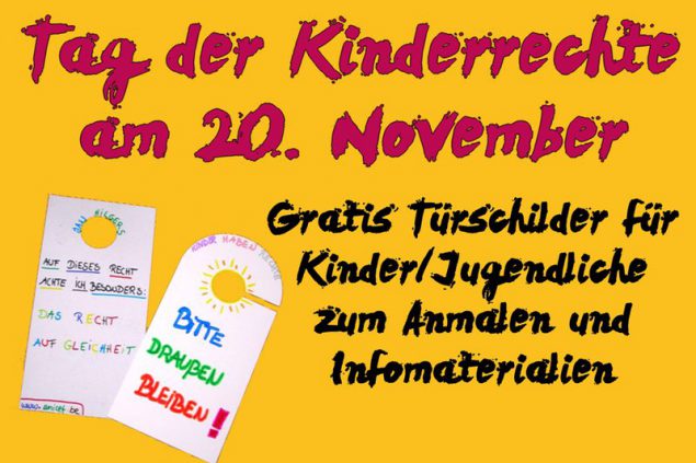 Tag der Kinderrrechte am 20. November