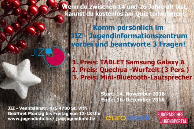 Das JIZ-Weihnachtsquiz 2016