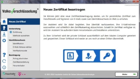 Volksverschlüsselung bei E-Mails