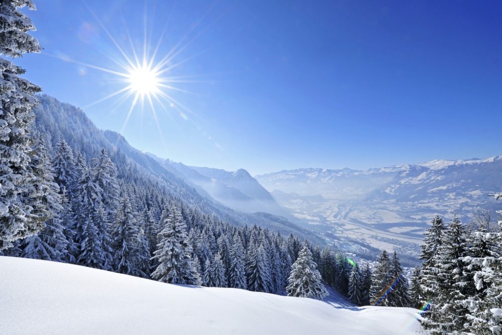 Winterlandschaft in Liechtenstein (Quelle: Martin Walser / Liechtenstein Marketing)