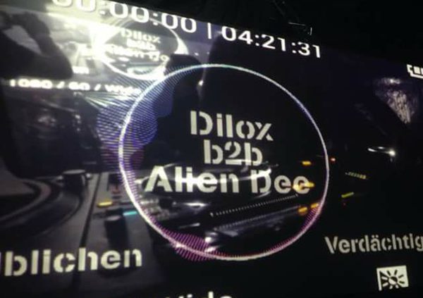 Dilox B2B Alien Dee auf der ÜV-Party am 28.1.17.