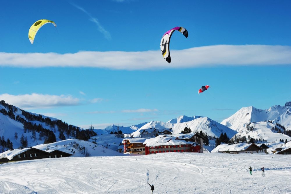 Snowkiten in Obertauern