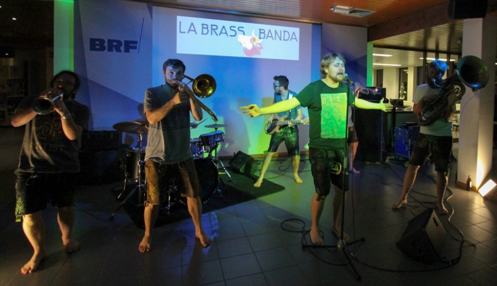 LaBrassBanda am 9. Mârz 2017 im BRF