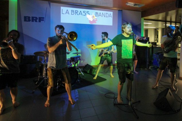 LaBrassBanda am 9. Mârz 2017 im BRF