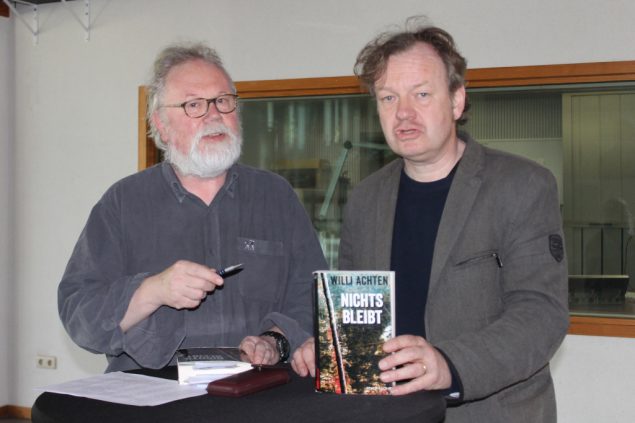 Willi Achten mit BRF-Redakteur Werner Barth