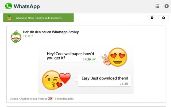 Emojis auf WhatsApp