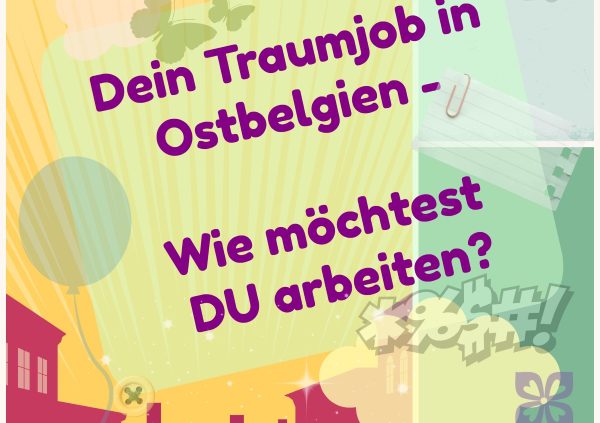 RdJ-Onlinebefragung "Dein Traumjob in Ostbelgien"