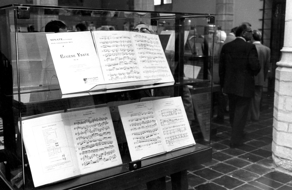 Notenblätter des belgischen Violinvirtuosen Eugène Ysaÿe