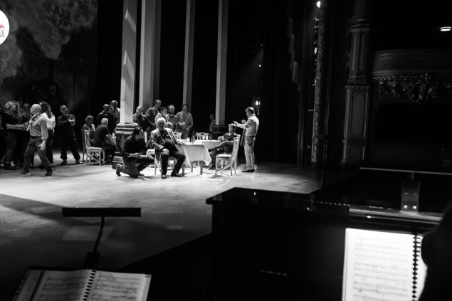 Proben zur Oper Manon Lescaut in der Lütticher Oper