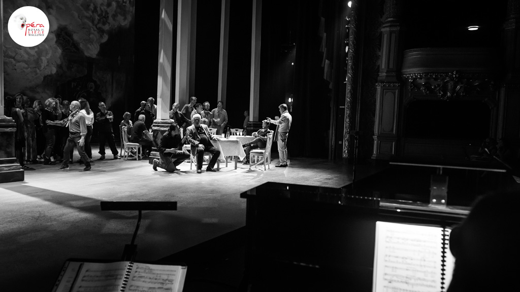 Proben zur Oper Manon Lescaut in der Lütticher Oper