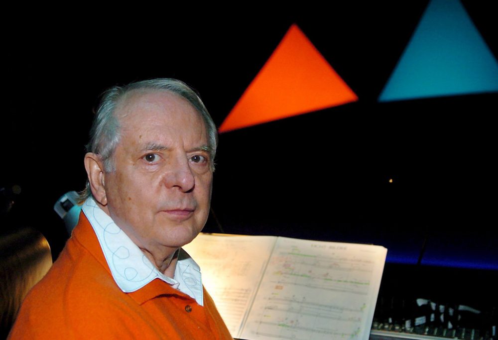 Karlheinz Stockhausen im Oktober 2004