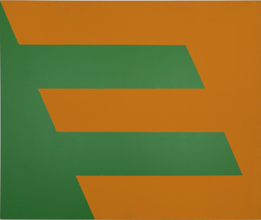 Carmen Herrera: Green and Orange 1958 (Kunstsammlung NRW)