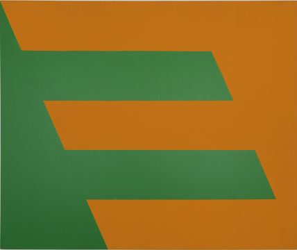 Carmen Herrera: Green and Orange 1958 (Kunstsammlung NRW)