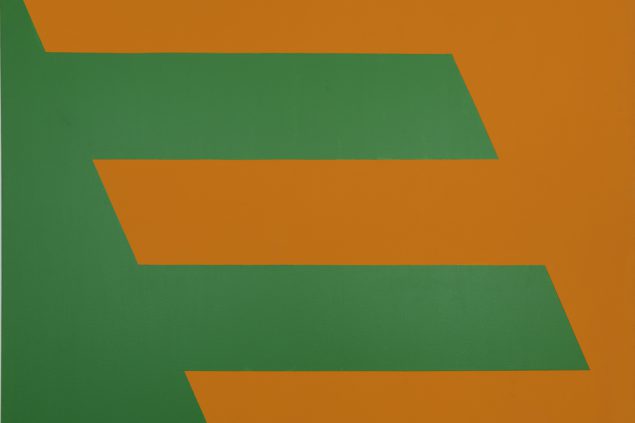 Carmen Herrera: Green and Orange 1958 (Kunstsammlung NRW)