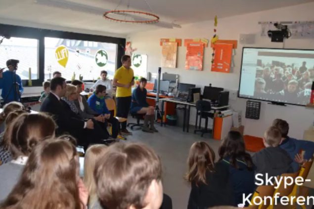 eTwinning Award Gewinner Gemeindeschule Raeren (Foto: Mike Cormann)