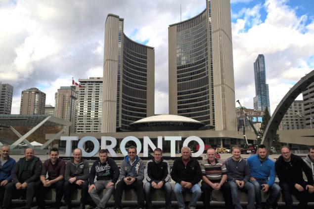 Austauschprojekt Québec-Wallonie: Grüner Kreis in Toronto (Foto Jugendbuero, 2015)
