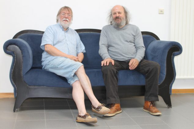 Musikredakteur Hans Reul mit Gouvy-Festivalleiter Claudy Lentz (Foto: BRF)
