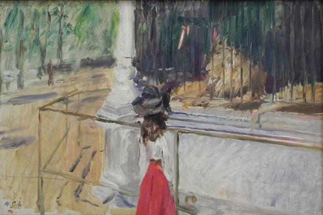 Max Slevogt: "Mädchen vor dem Löwenkäfig" (1901)