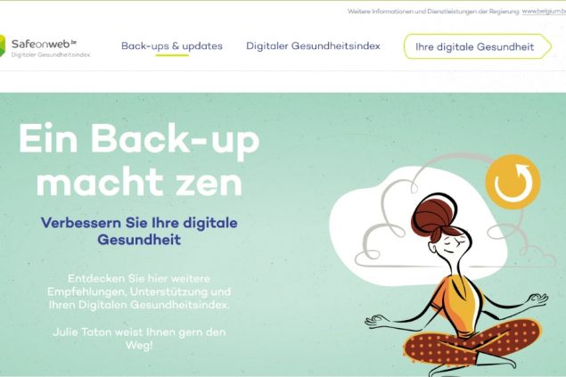 Digitale Gesundheit Screenshot Safeonweb