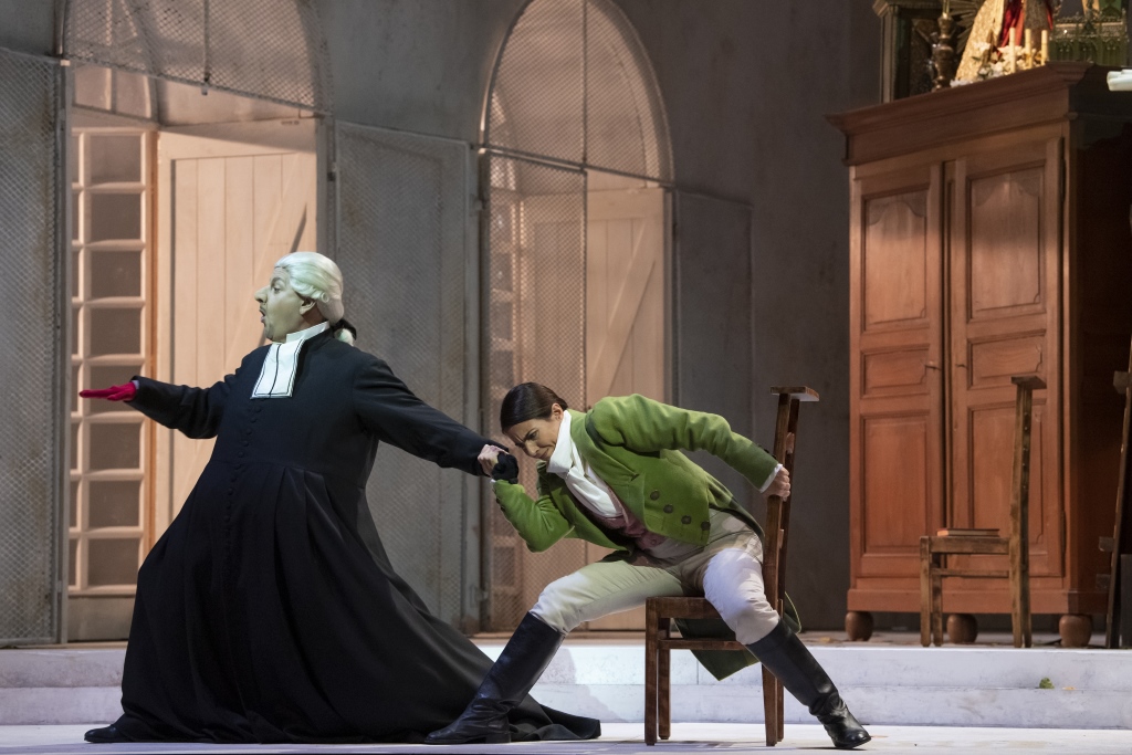 "Le Comte Ory" in Lüttich: Antonino Siragusa und José Maria Lo Monaco (© Opéra Royal de Wallonie-Liège)
