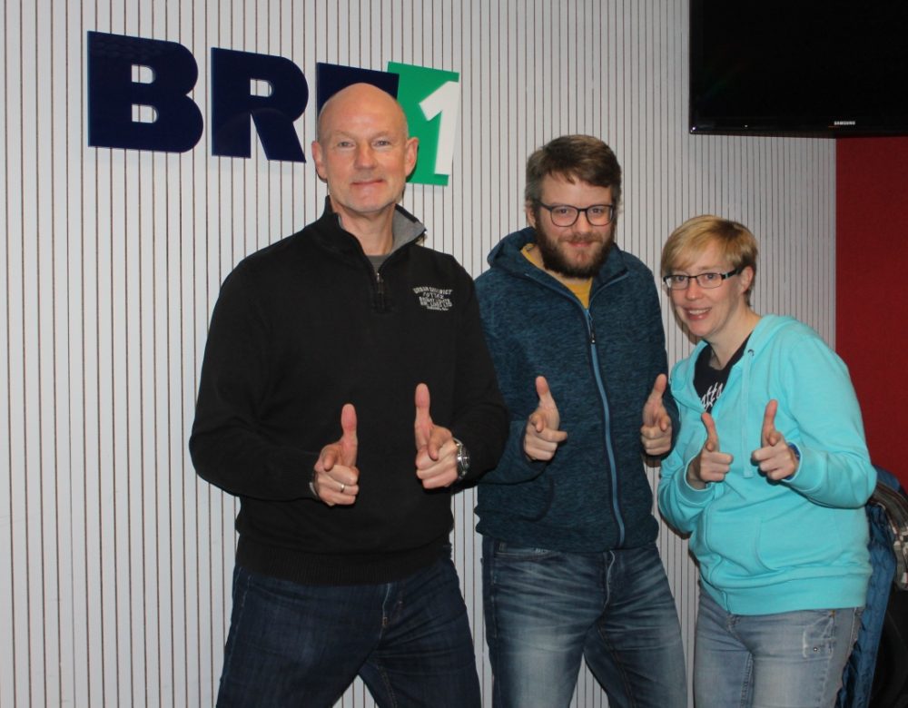 Zieh oder flieh!: Astrid Baguette und Jérôme Comuth vom "Kom(m)ödchen Raeren zu Gast bei Andreas Ryll