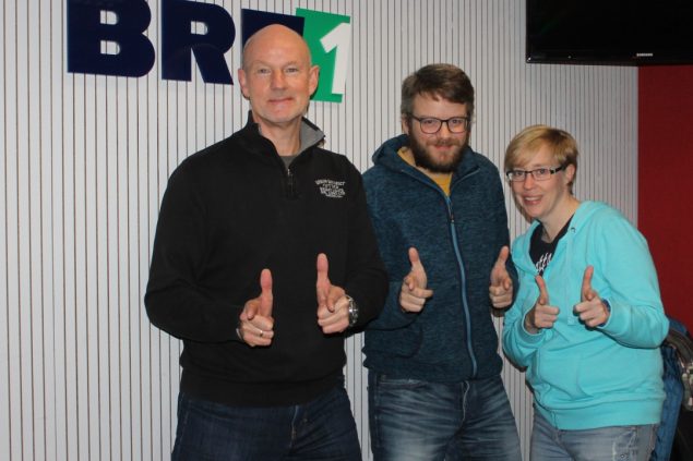 Zieh oder flieh!: Astrid Baguette und Jérôme Comuth vom "Kom(m)ödchen Raeren zu Gast bei Andreas Ryll