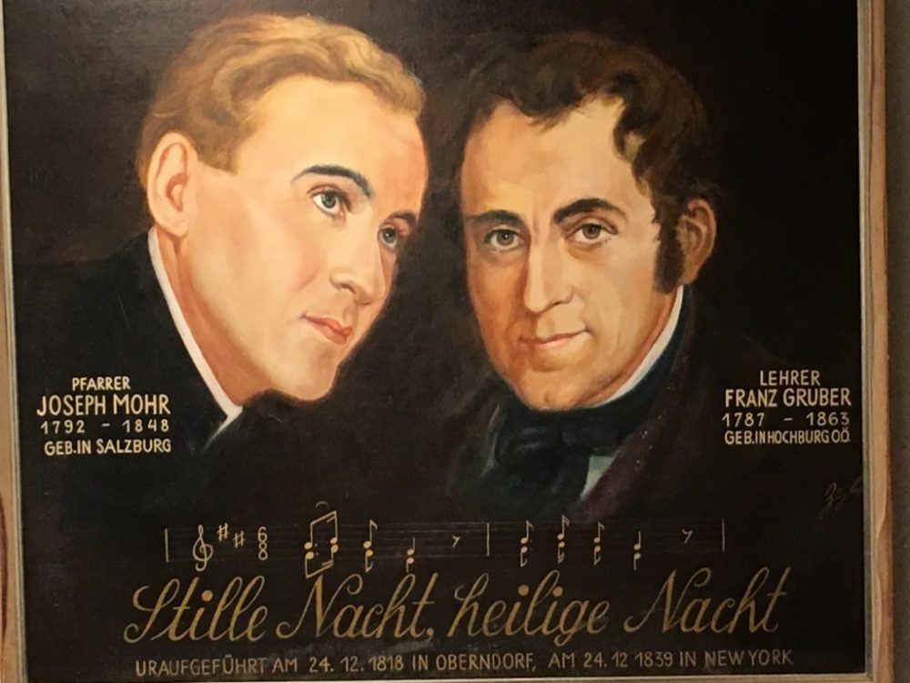 200 Stille Nacht: die Autoren Joseph Mohr und Franz Gruber