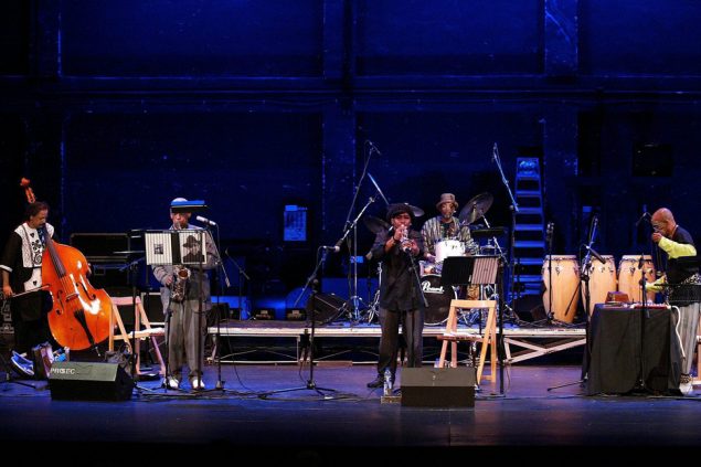 Art Ensemble Of Chicago mit Joseph Jarman (r.) Bild: Alberto Morante/AFP