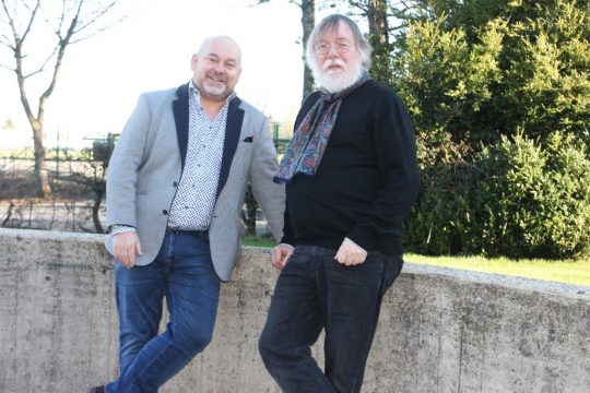 Serge Bosch bei Hans Reul (Bild: Renate Ducomble/BRF)