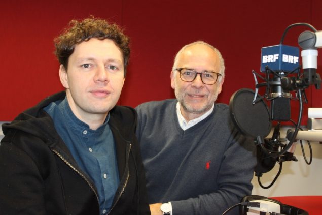 Christian Friedel zu Gast bei Horst Senker (Foto: BRF)