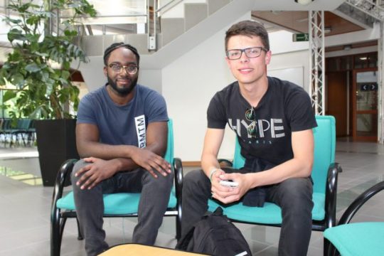 Loïc und Jackson gewannen mit ihrem Europa-Rap Europa Kreativ 2017 (Foto: Melanie Ganser, BRF)